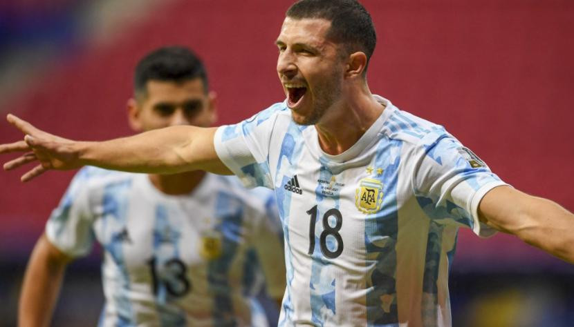 Guido Rodríguez, Selección Argentina, foto NA