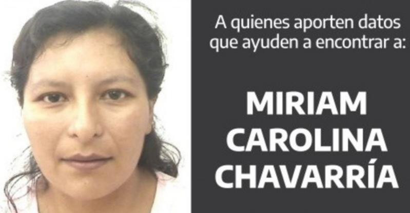 Miriam Carolina Chavarría, mujer desaparecida en Jujuy, NA