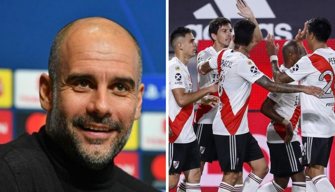 Pep Guardiola y River Plate