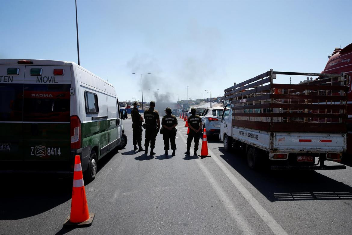 Protestas en Chile contra inmigrantes, foto EFE