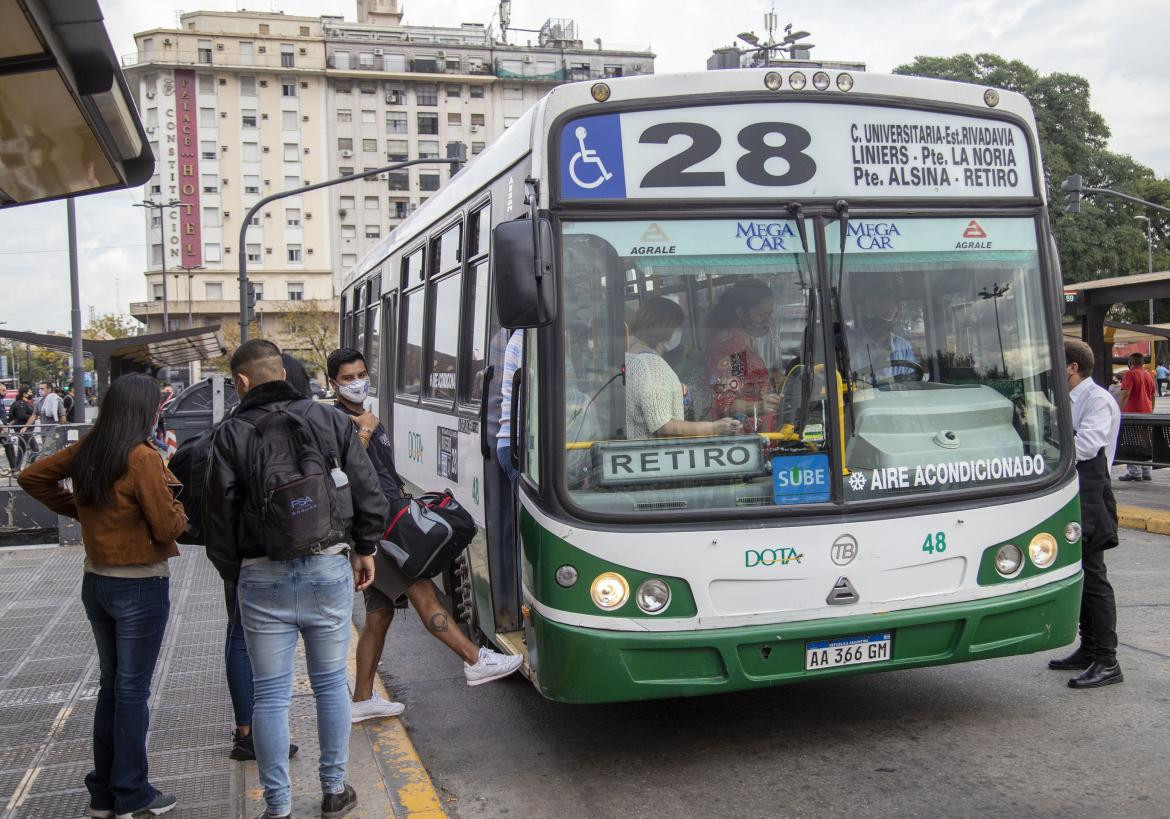 Transporte público, colectivo, NA