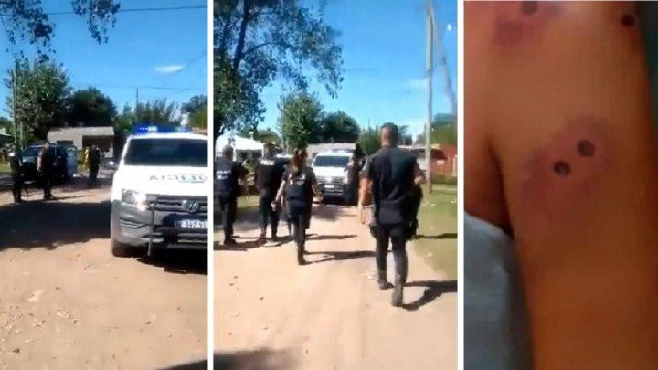 Agresión a beba por policías