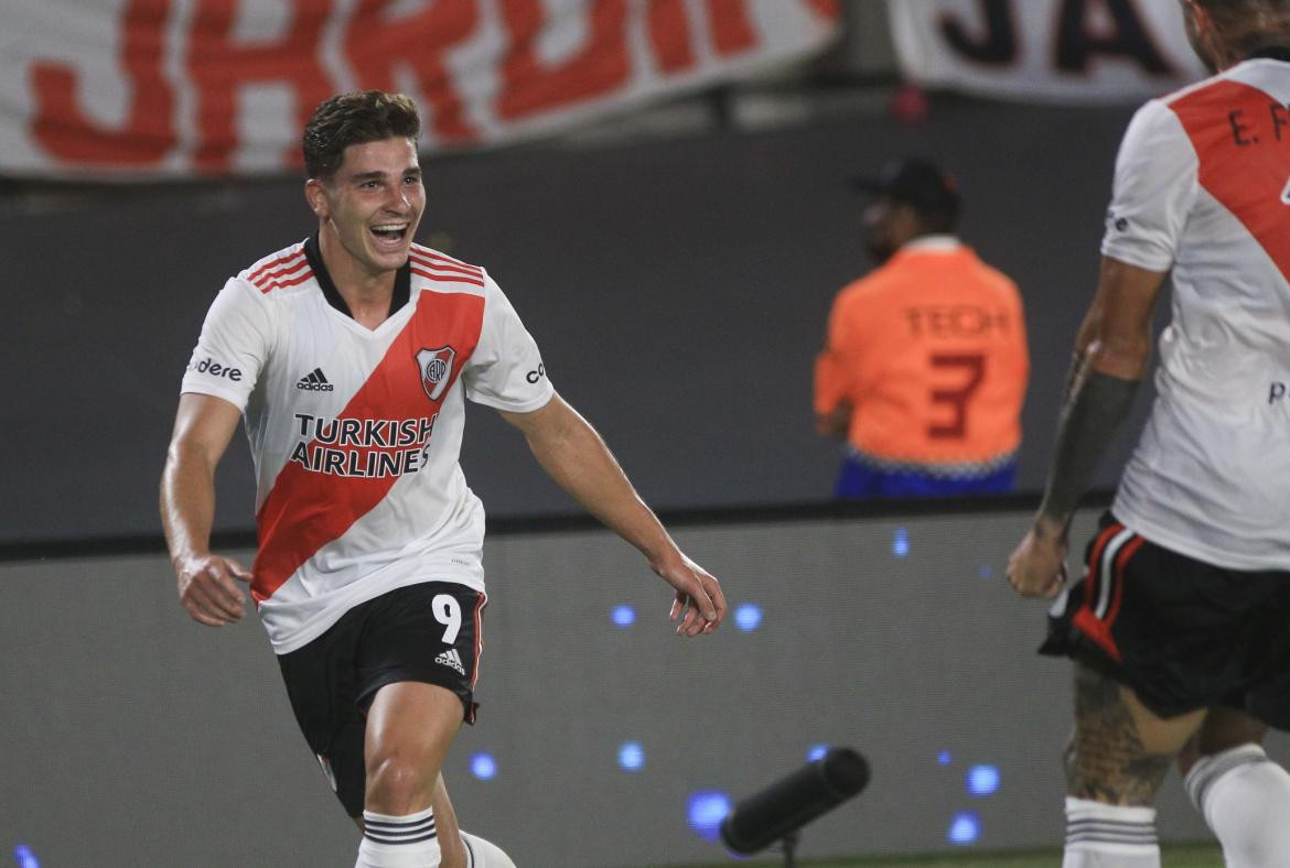 Julián Álvarez, River vs Patronato, foto NA	