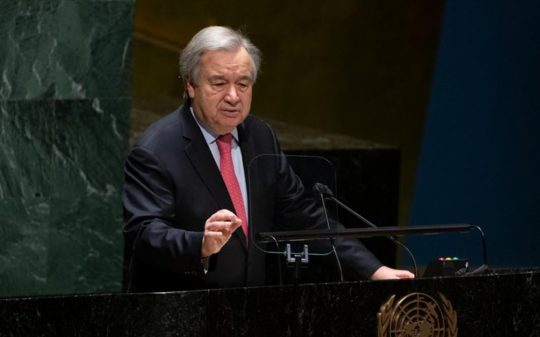 António Guterres, ONU, NA