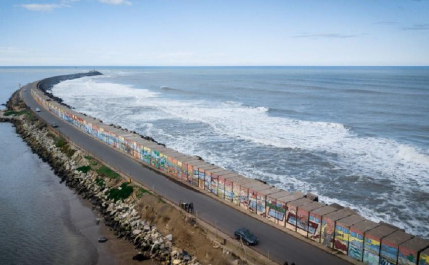 VIDEO: pescan un tiburón gigante de 142 kilos en la Escollera Sur en Mar del Plata	