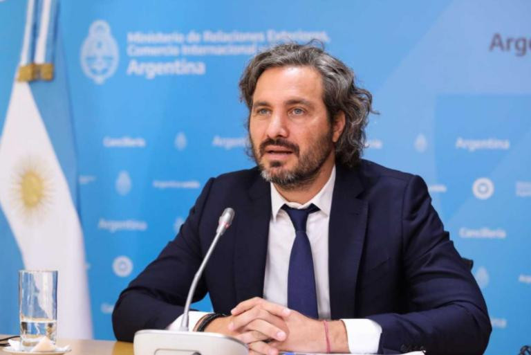 Santiago Cafiero, canciller, NA