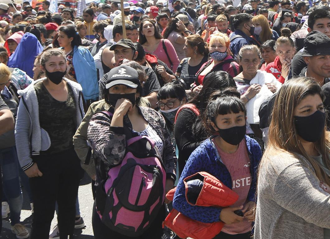 Marcha, militantes, NA