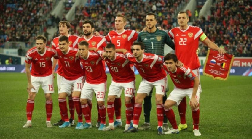 Equipo de fútbol de la Federación Rusa.