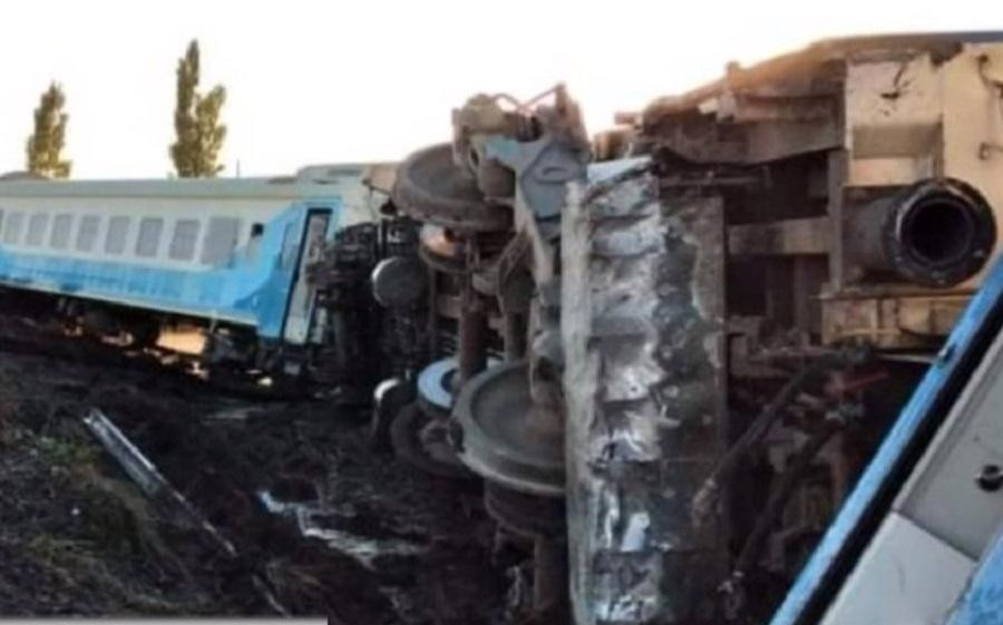 Descarriló un tren en Olavarría