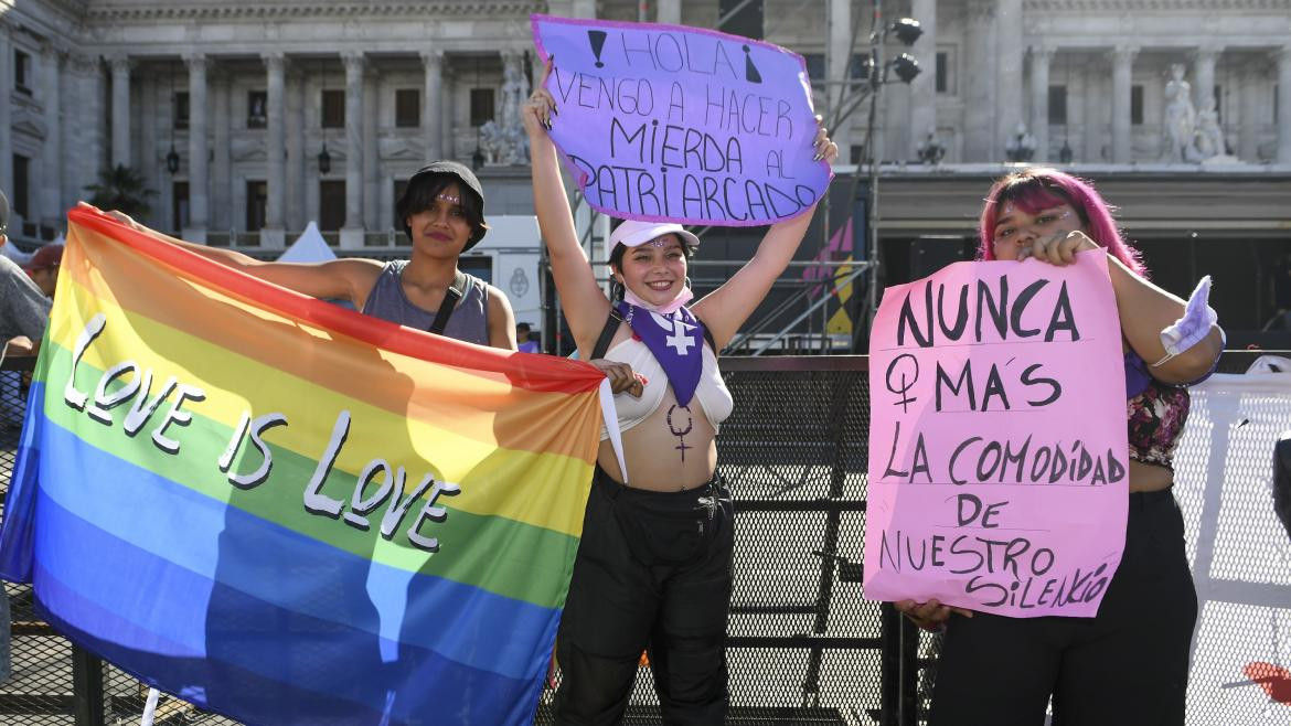 Movilizaciones al Congreso en el Día de la Mujer, NA