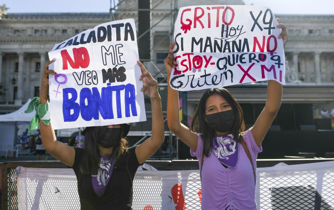 Movilizaciones al Congreso en el Día de la Mujer, NA