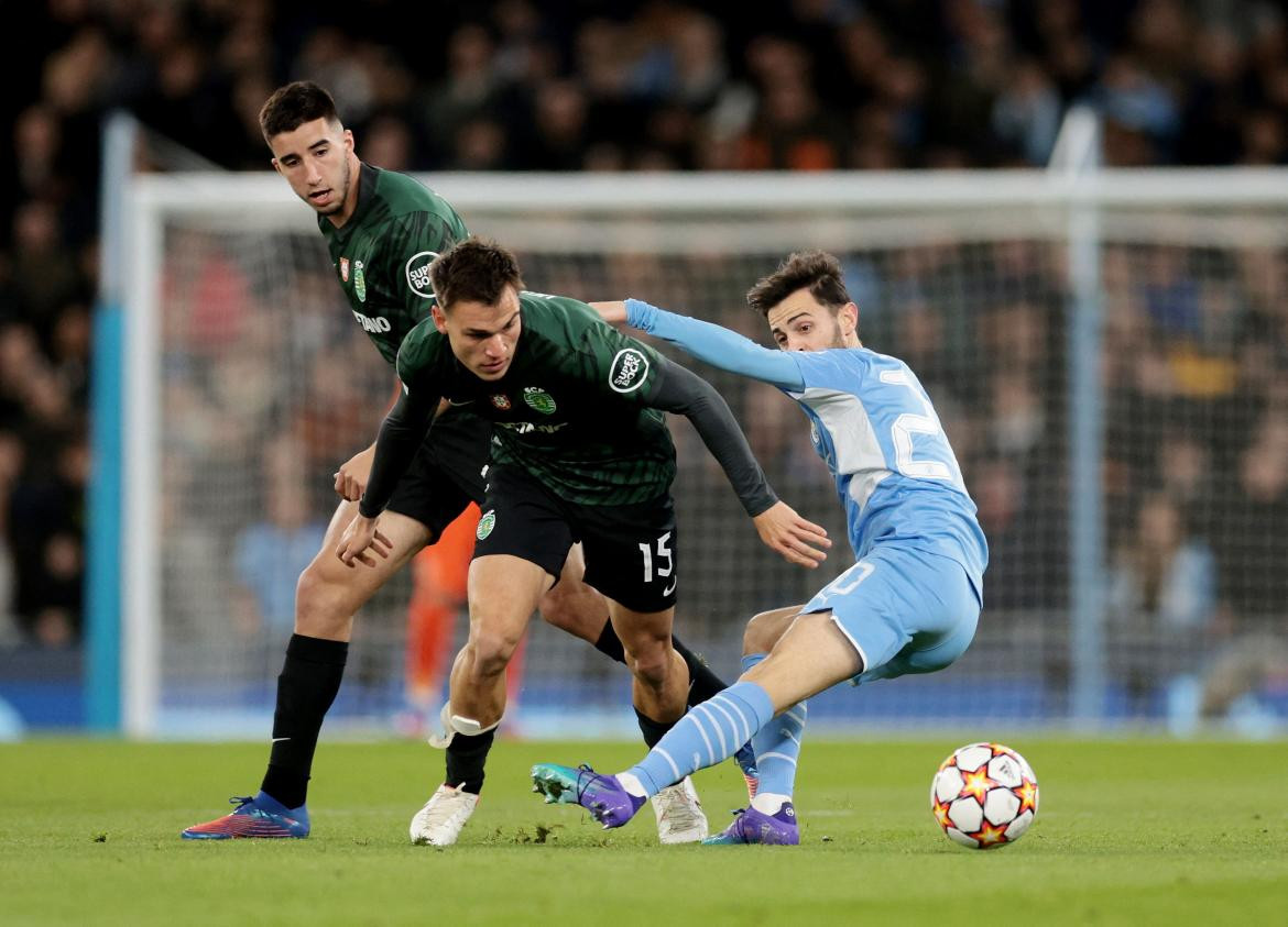 Champions League, Manchester City vs. Sporting Lisboa, REUTERS