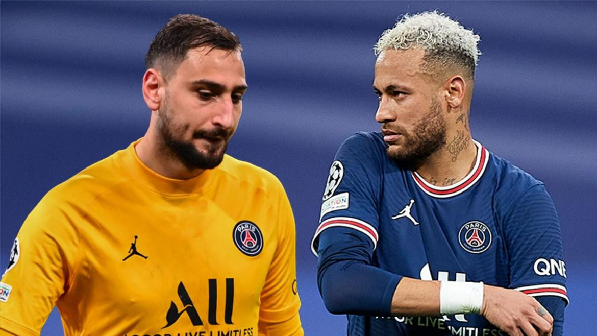 Gianluigi Donnarumma y Neymar