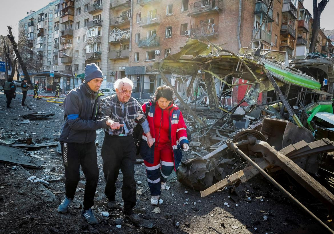 Ataque ruso en la ciudad ucraniana Kyiv, Reuters