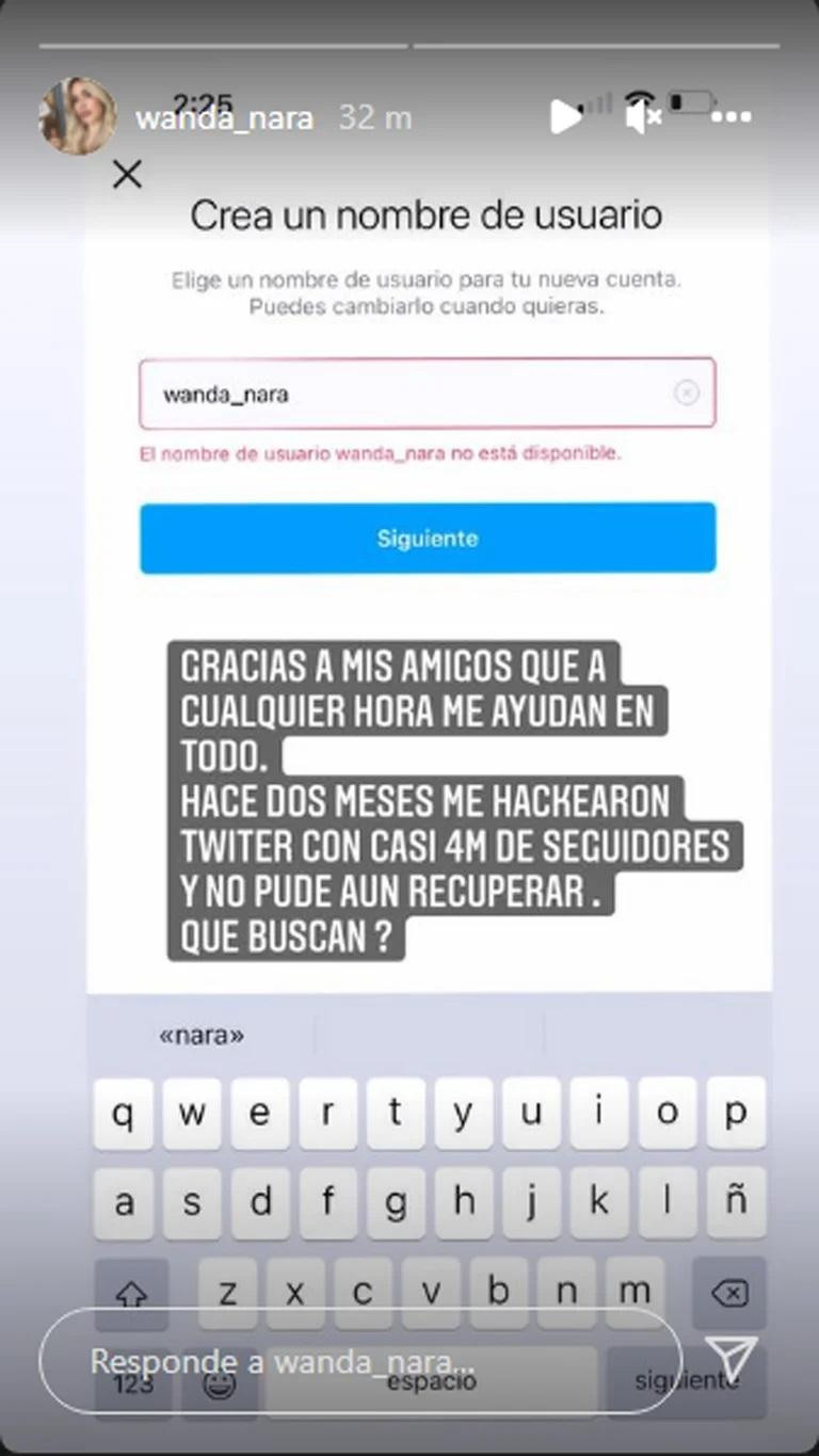 Hackeo de cuenta de Wanda Nara con los chats con la China Suárez