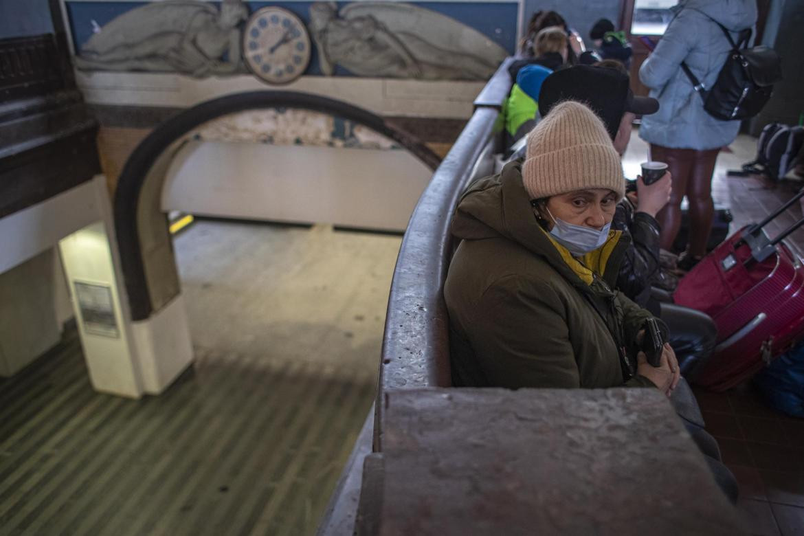 Refugiados ucranianos en Praga, foto EFE