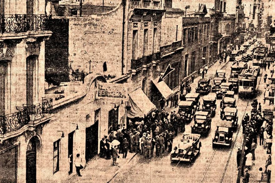 Momento de la detención de Severino Di Giovanni en pleno centro porteño