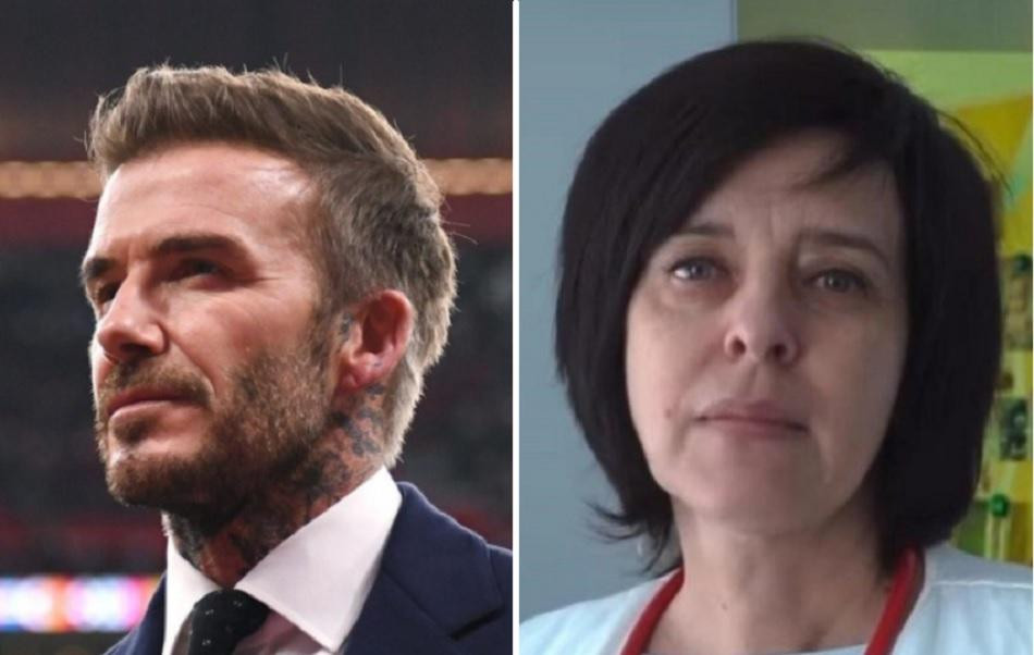 Beckham cedió su cuenta de Instagram a una médica para que muestre el horror en Ucrania