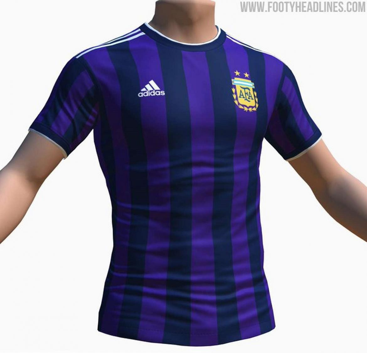 Camiseta selección argentina Mundial Qatar 2022.