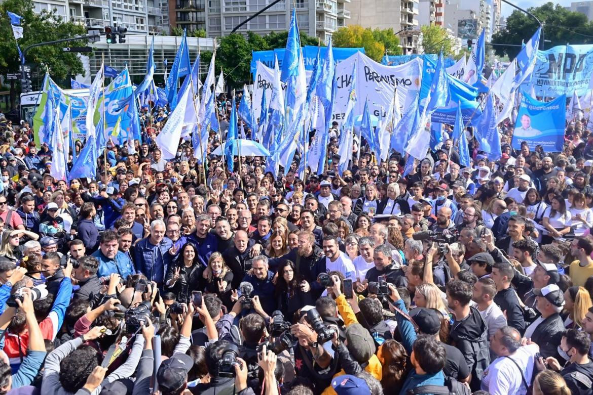 Acto de La Cámpora en la ex Esma