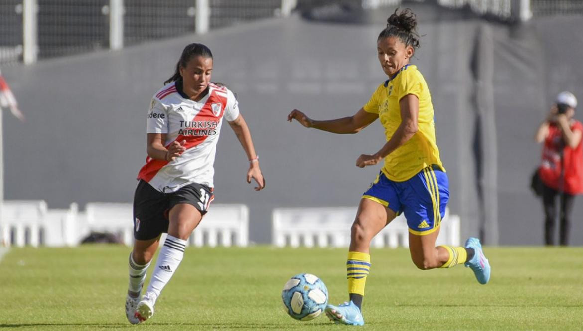 Superclásico femenino, River y Boca, fútbol argentino, NA