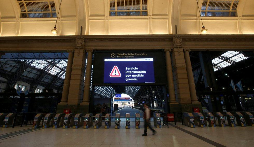 Trenes, paro, foto Reuters