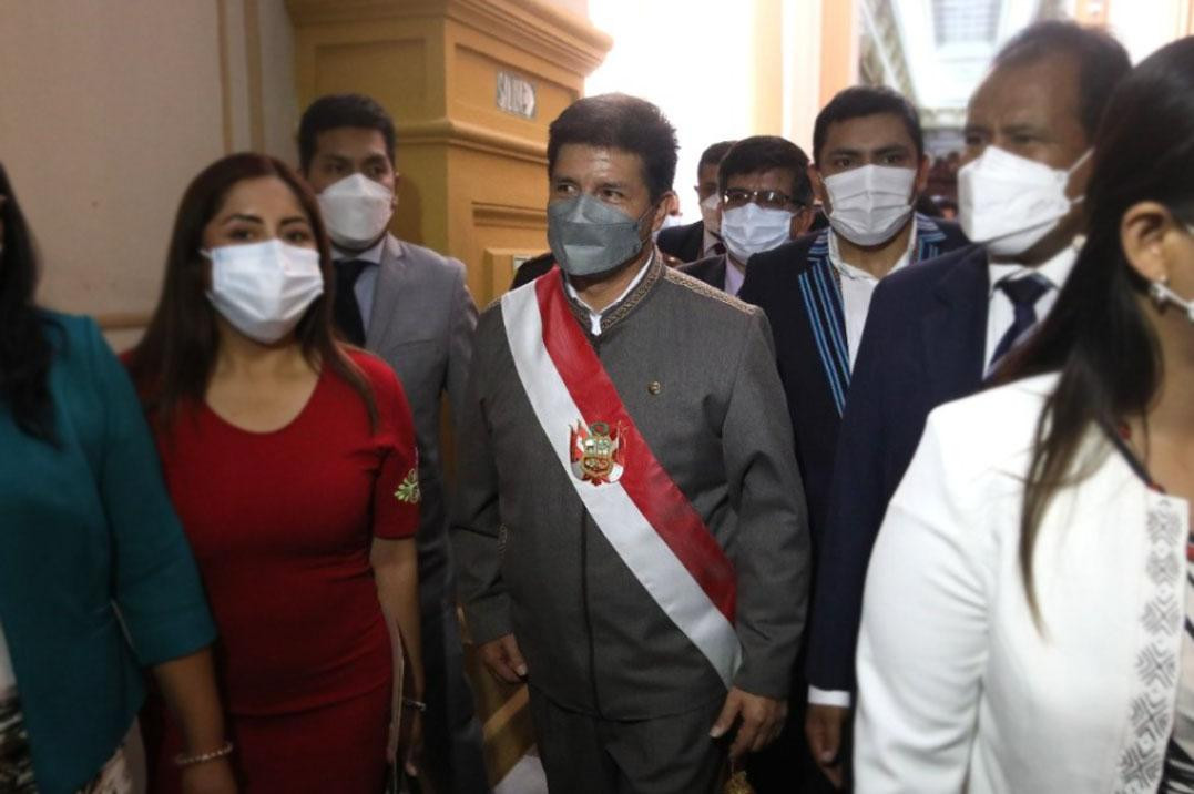 Pedro Castillo, presidente de Perú, Foto NA