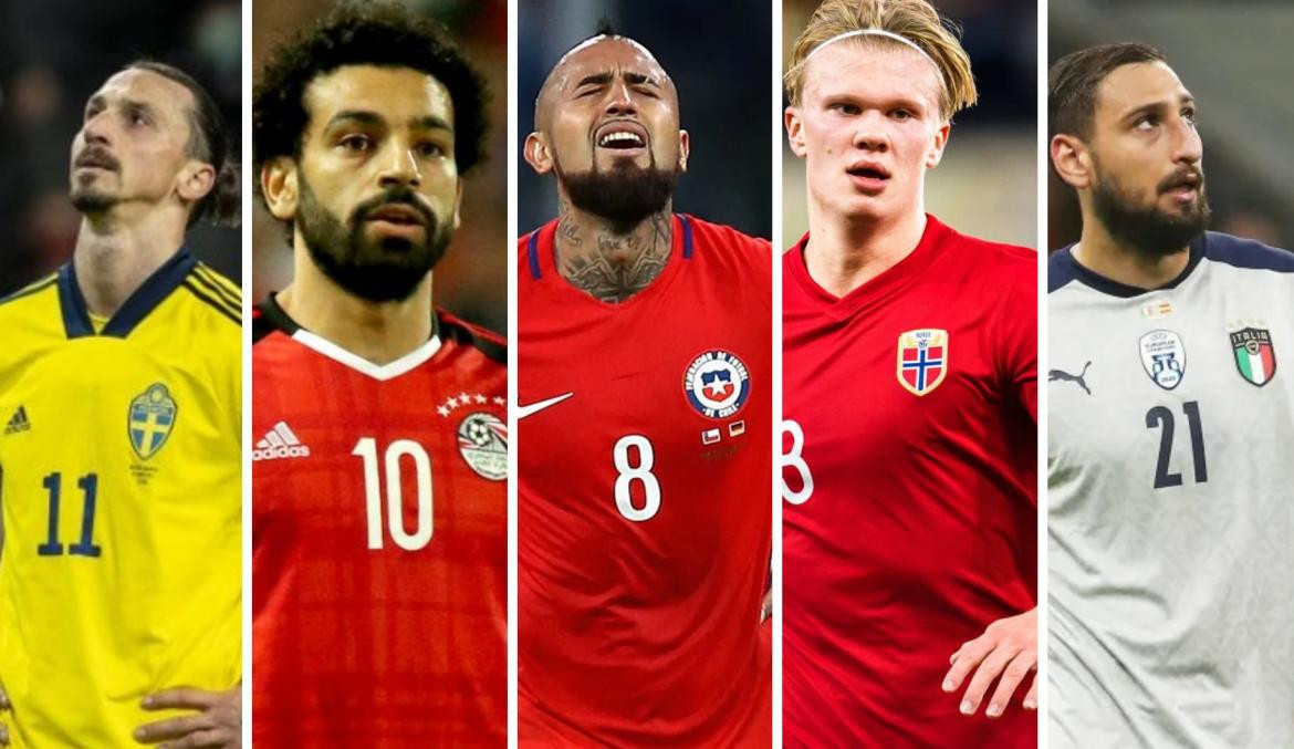 Las estrellas que no van a Qatar 2022, fútbol