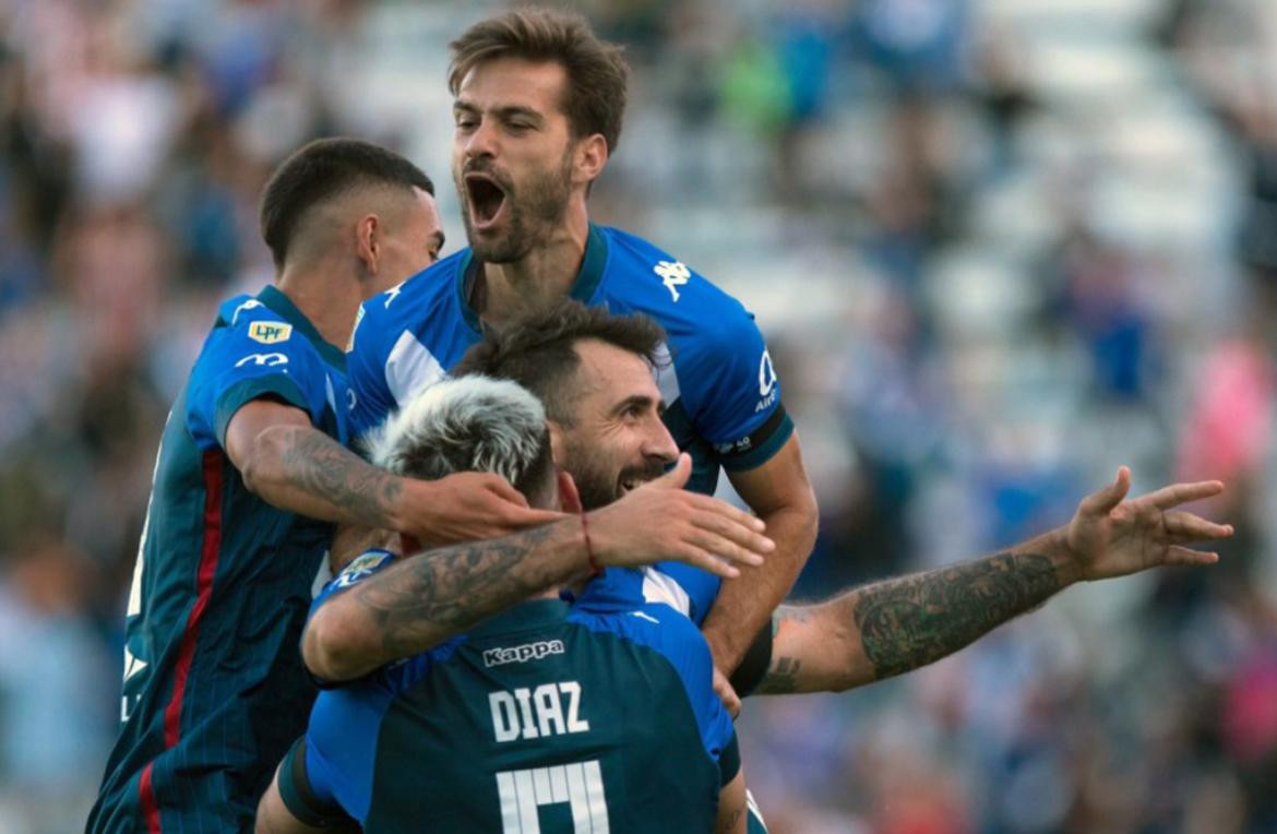 Festejo de Vélez Sarsfield, fútbol argentino, NA