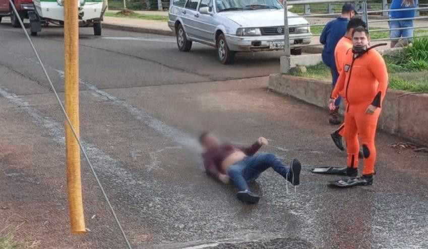 Cadáver extraído del agua en Misiones, NA