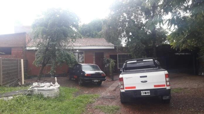 Lugar del asesinato en Misiones