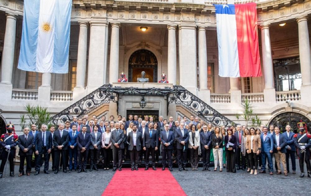 Gabriel Boric con empresarios en Argentina, NA