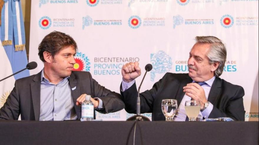 Axel Kicillof y Alberto Fernández