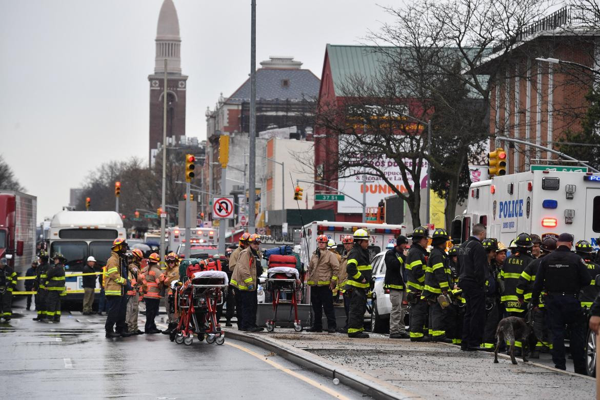 Tiroteo en subte de Nueva York, disparos, heridos, foto AFP