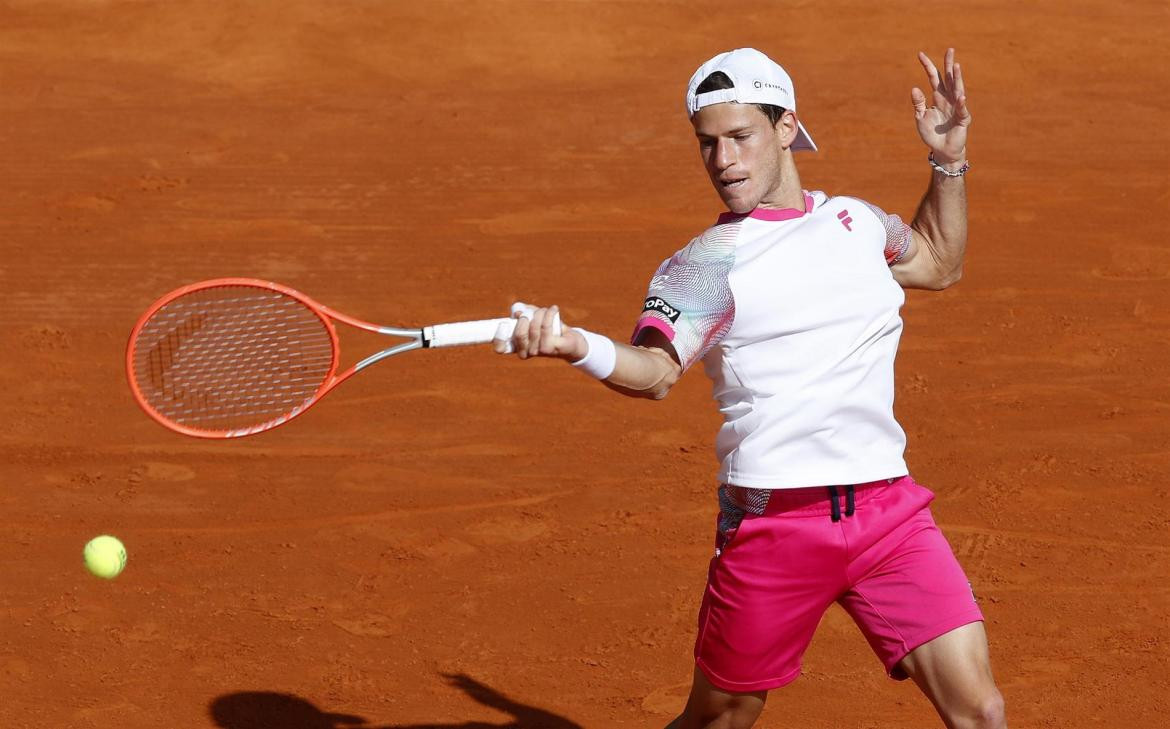 Diego Schwartzman, Masters 1000 de Montecarlo. EFE.