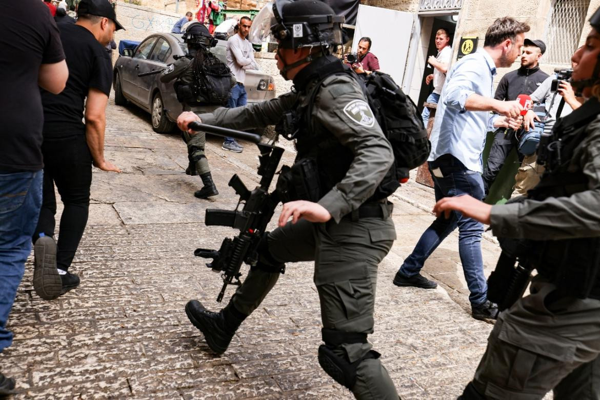 Ataque en Mezquita en Jerusalén, AFP