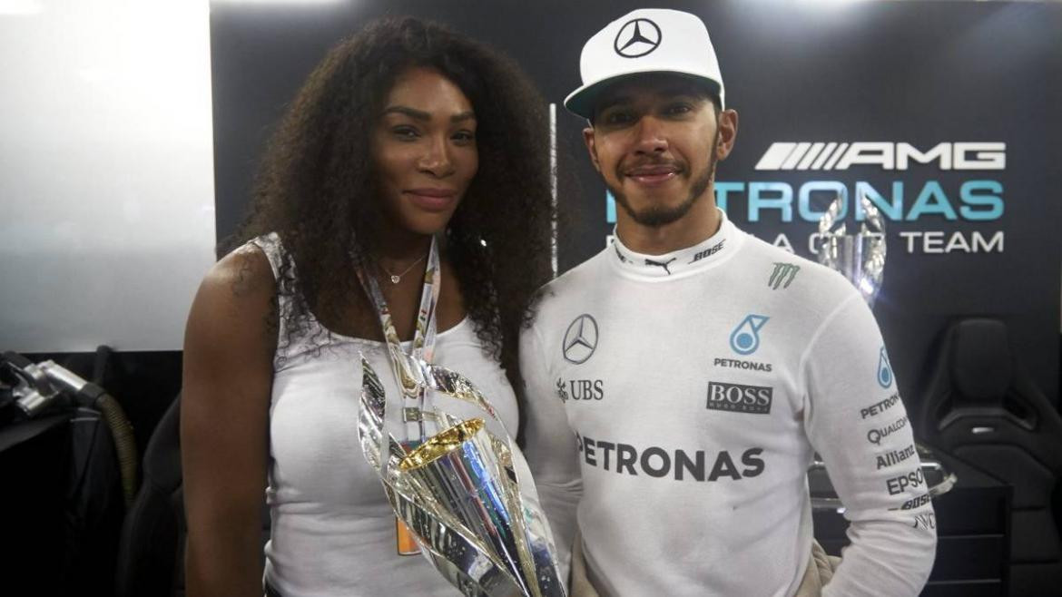 Lewis Hamilton y Serena Williams