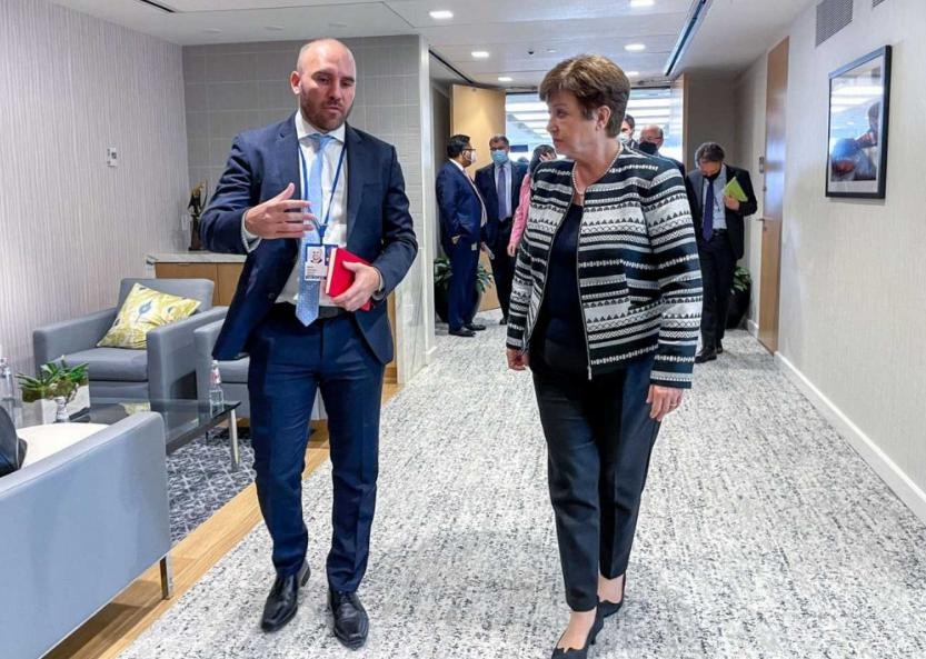 Martín Guzmán y Kristalina Georgieva, AGENCIA NA