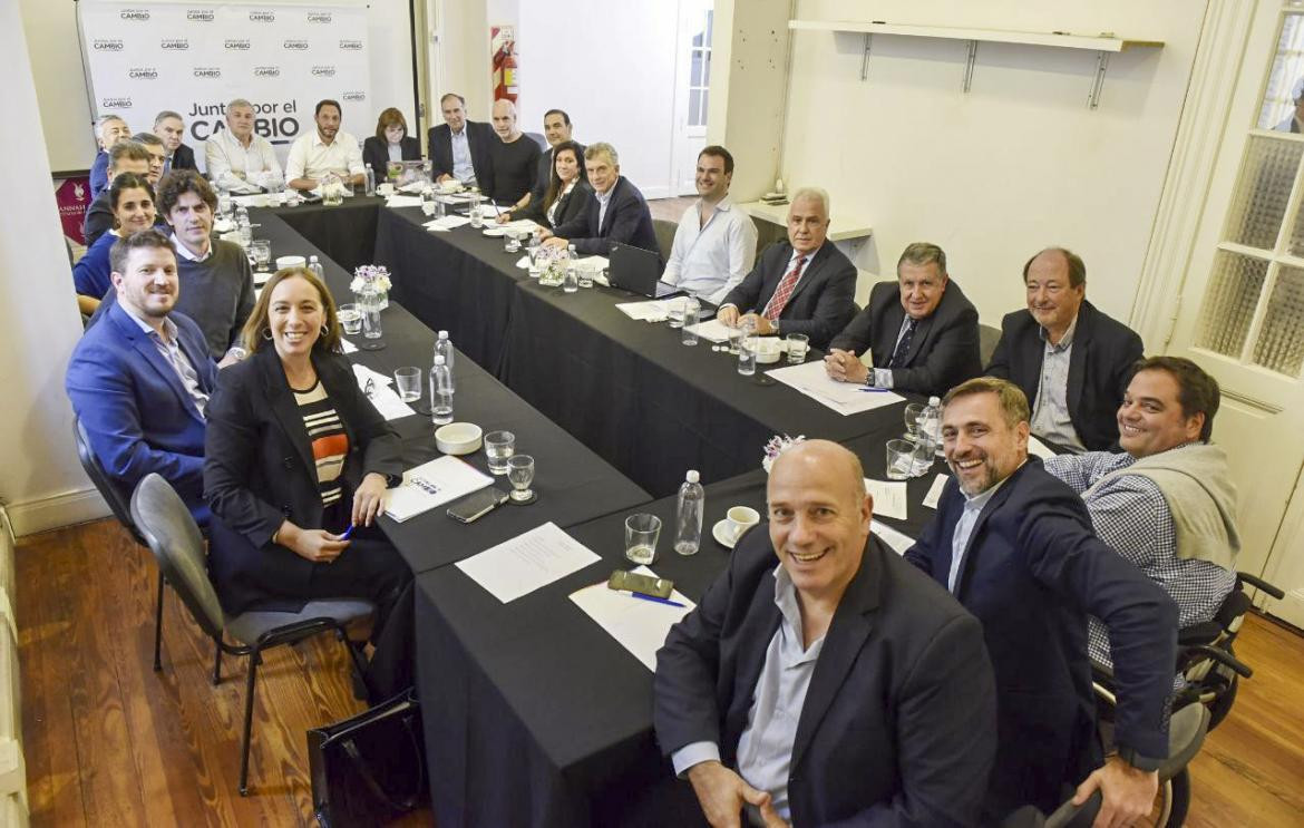 Mesa Nacional de Juntos por el Cambio. Foto: NA.