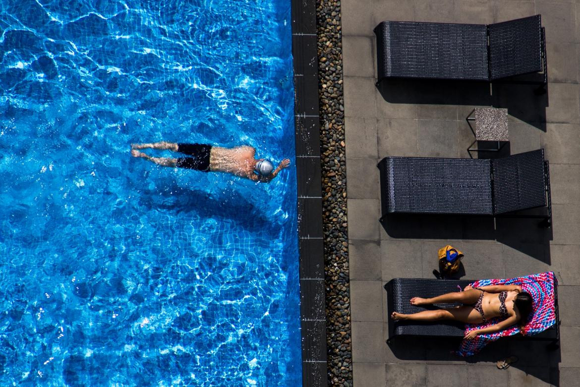 Piletas de natación. Reuters.