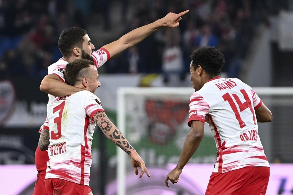 Europa League, Leipzig vs. Rangers. Foto: EFE.