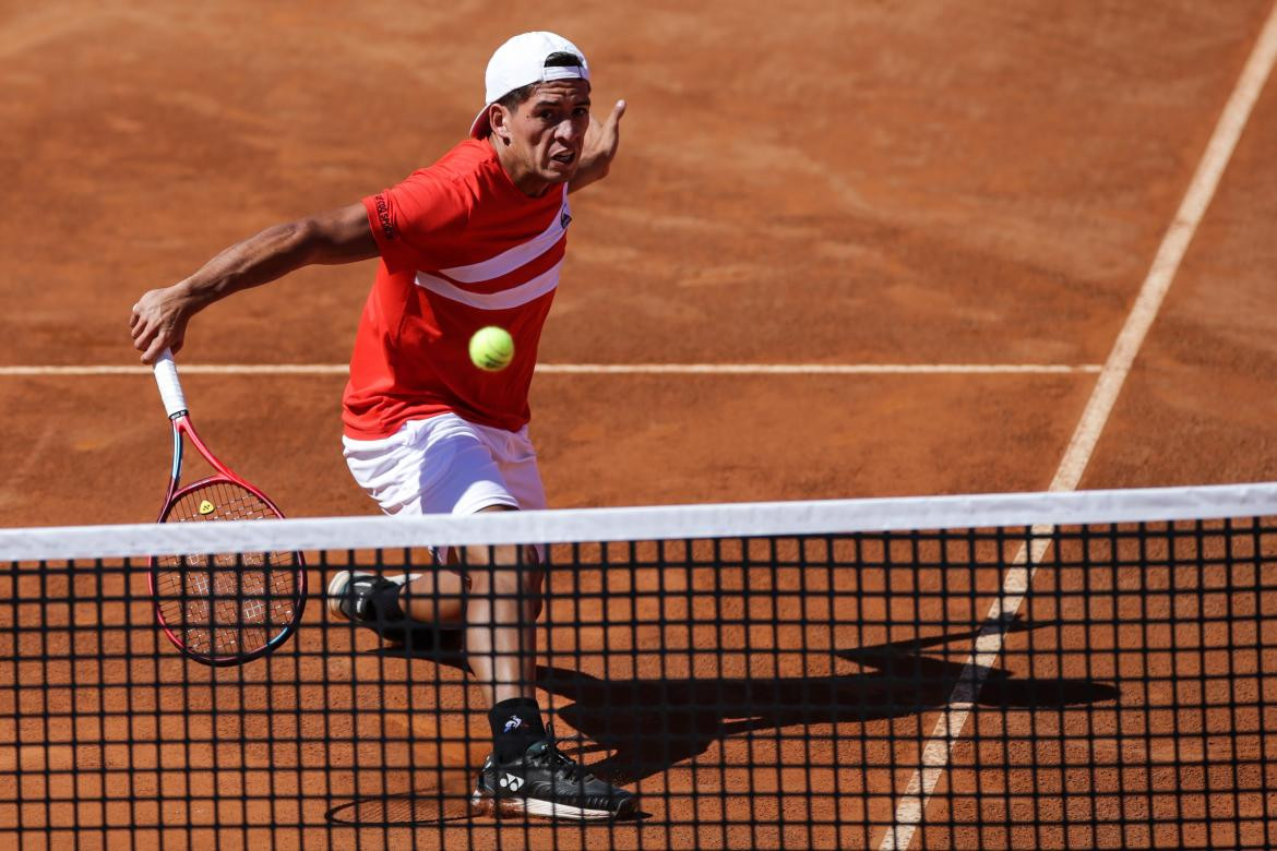 Sebastián Báez en en ATP de Estoril. Foto: EFE.