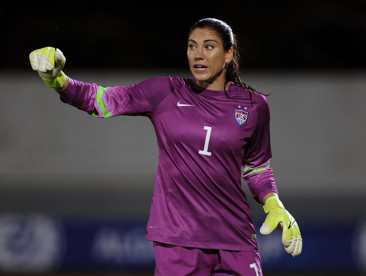 Hope Solo. Foto: AFP.