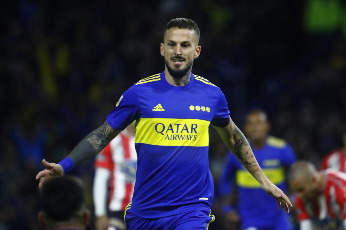 Darío Benedetto, Boca Juniors, Copa de la Liga Profesional. Foto: AFP.