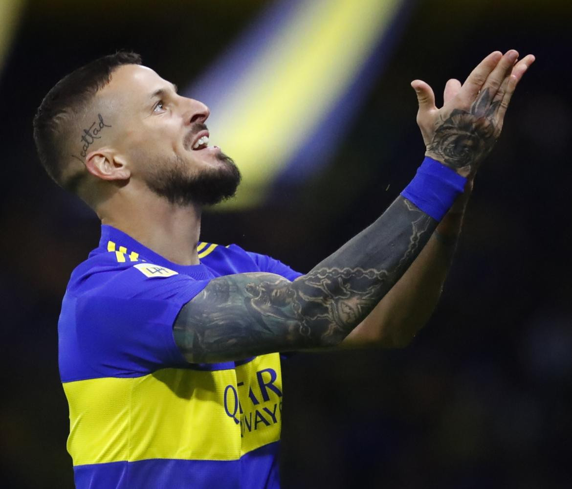 Darío Benedetto, Boca Juniors, Copa de la Liga Profesional. Foto: AFP.