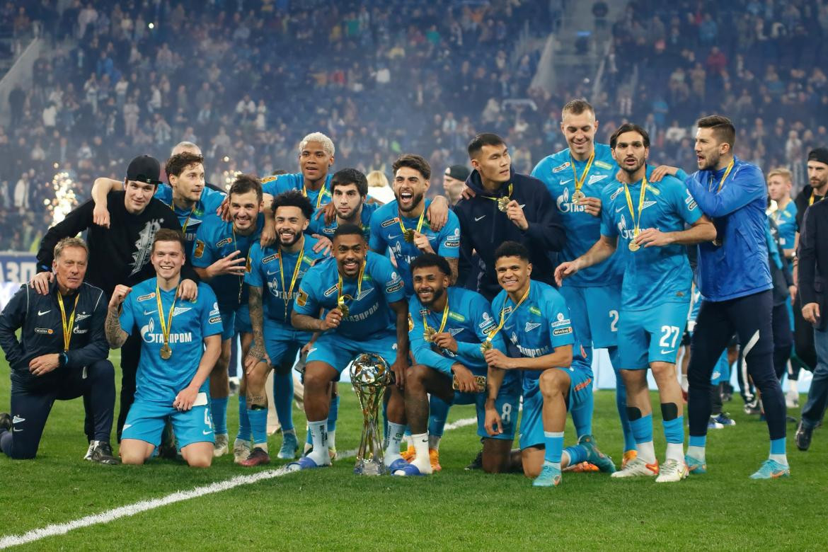  Zenit de San Petersburgo campeón de la liga de Rusia. Reuters.