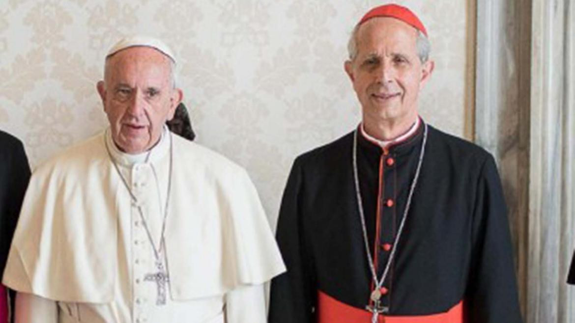 Papa Francisco y Mario Poli.