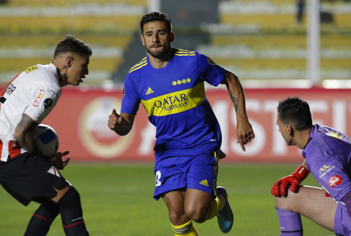 Toto Salvio, Boca vs Always Ready, Copa Libertadores. Foto: Reuters.