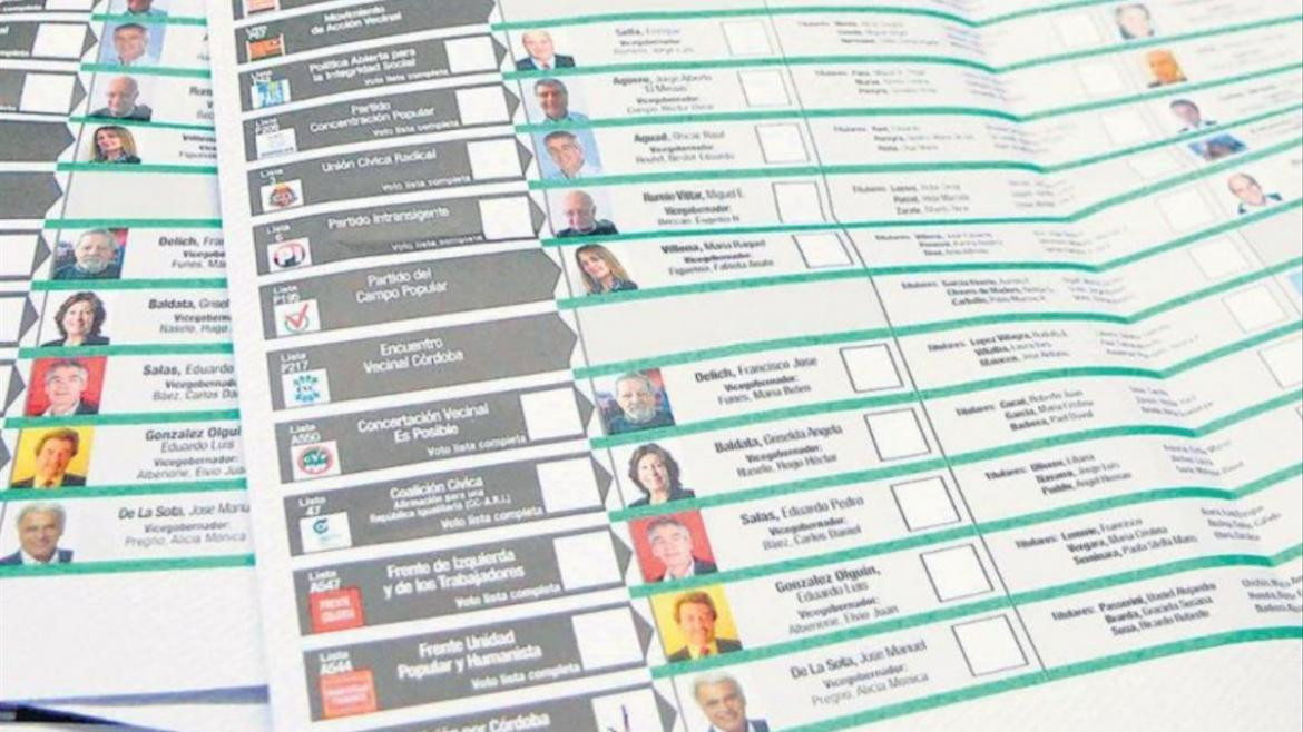 Boleta única para elecciones