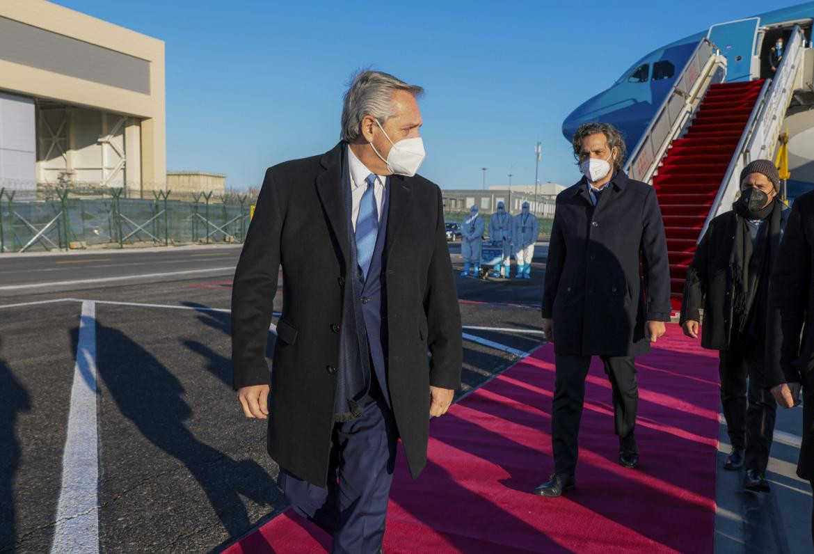 Viaje de Alberto Fernández, gira presidencial, NA	